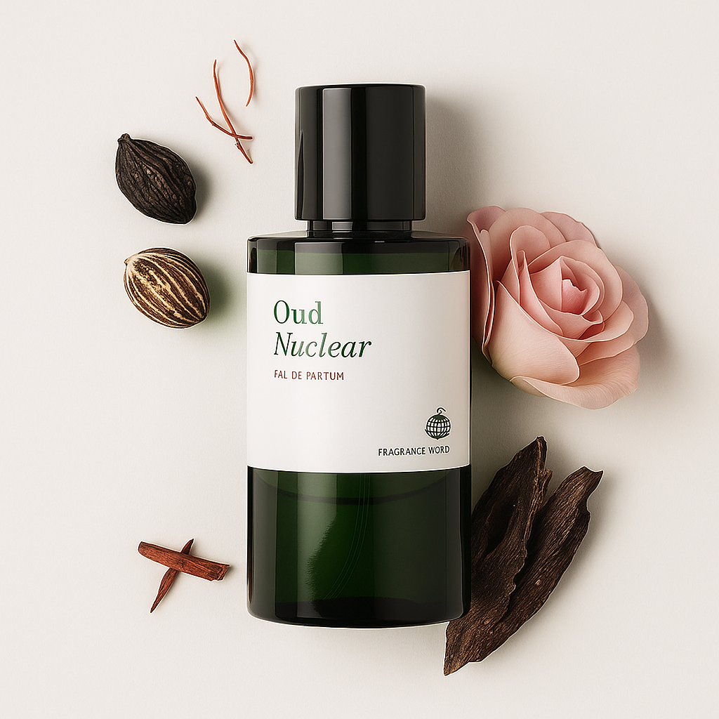 Oud Nuclear – Intensives Leder-Oud in Perfektion: Kardamom und Safran treffen auf samtiges Leder und Agarholz – ein Statement für Stilbewusste. 🌑🔥