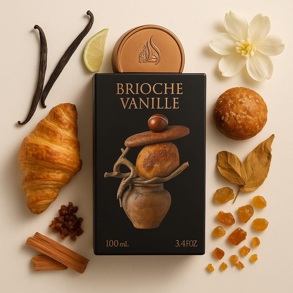 Lattafa Brioche Vanille – Ein luxuriöser Gourmand-Moment mit buttriger Brioche, zitrischer Bergamotte und sanftem Vanille-Abgang. 🍰✨