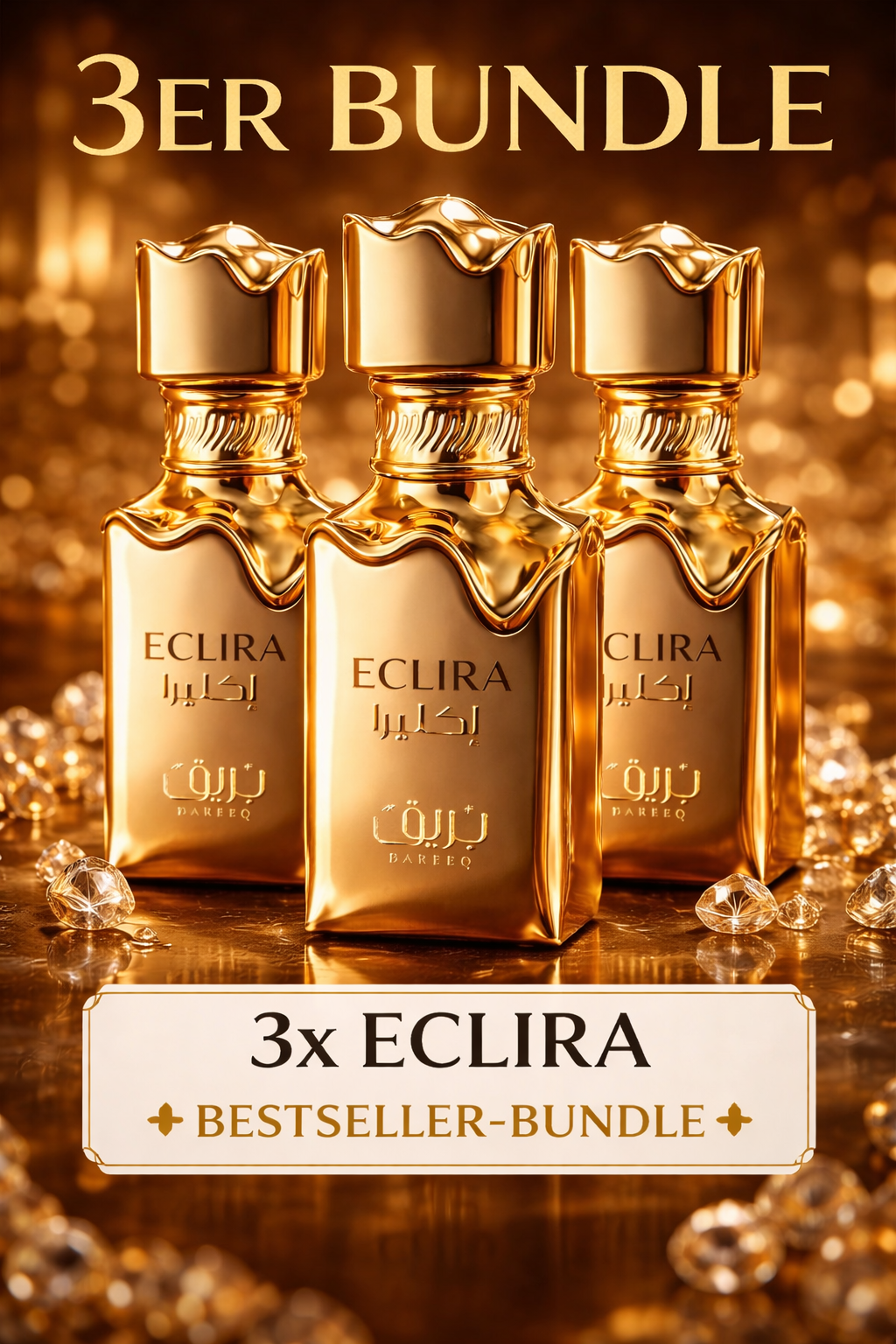 3x Eclira 30 ml by Bareeq