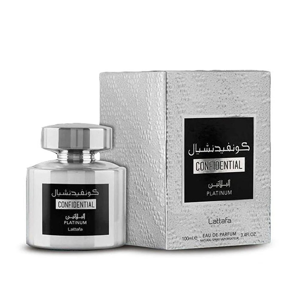 Lattafa Confidential Platinum Eau de Parfum 100ml