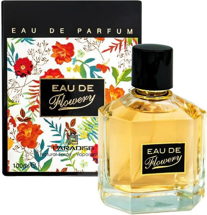 Fragrance World Eau de Flowery (Paradise) Eau de Parfum 100 ml – Blumig, feminin & strahlend