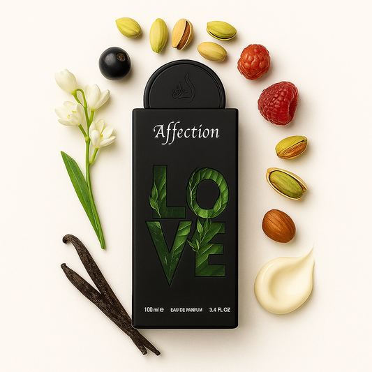 Lattafa – Affection: Cremiger Pistazien-Flirt trifft elegante Vanille – ein Duft, der Herzen höher schlagen lässt.