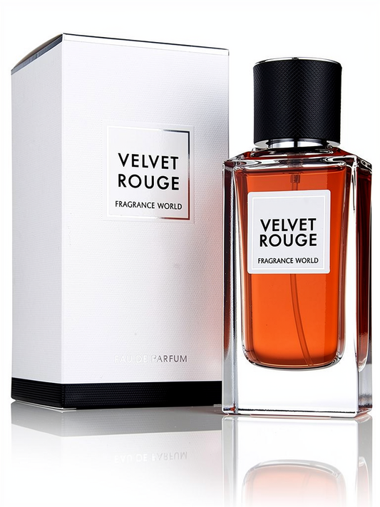 Velvet Rouge Eau de Parfum 100 ml ist ein intensiver, sinnlicher Duft mit luxuriöser Ausstrahlung.