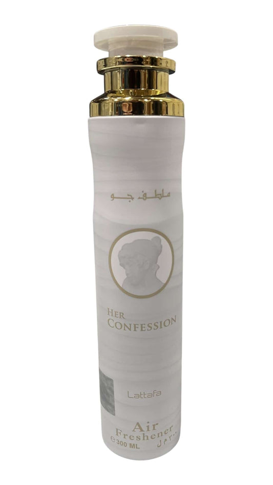 3x Lattafa Raumduft Her Confession 300ml – Der Raumduft, der dein Zuhause zu einem zarten Liebesgeständnis macht